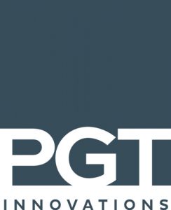 The logo for pgt innovations.