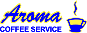 Aroma coffee service logo.