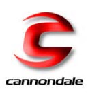 Cannondale logo on a white background.
