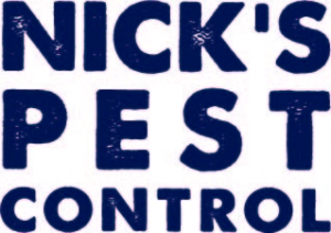 Nick's pest control logo.