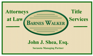 Barnes Walker/John J Shea - Piccolo Sponsor
